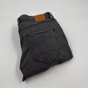 DU/ER Men's 33x32‎ Gray L2X Slim Fit Denim Jeans